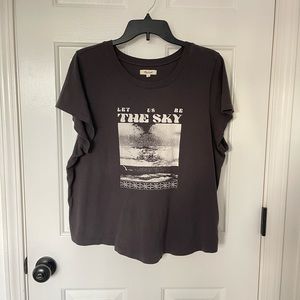 Madewell Charcoal Graphic Tee - Short Sleeve